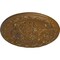 Ekena Millwork Stockport Ceiling Medallion, Hand-Painted Smokey Topaz Crackle, 11 3/4"OD x 3/8"P CM12STSTC - alternate 3